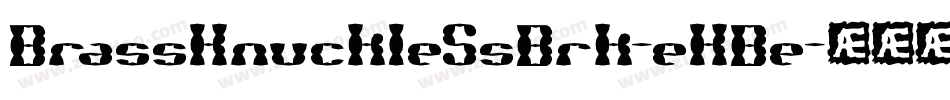 BrassKnuckleSsBrk-eKBe字体转换