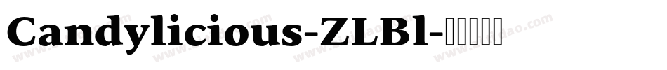 Candylicious-ZLBl字体转换
