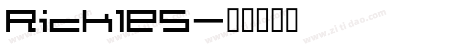 Rickles字体转换