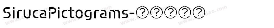 SirucaPictograms字体转换