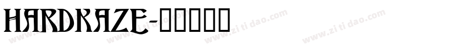 HARDKAZE字体转换