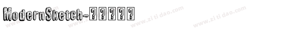 ModernSketch字体转换
