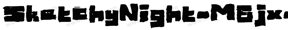 SketchyNight-M6jx字体转换