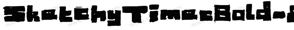 SketchyTimesBold-8vg字体转换