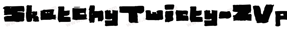 SketchyTwisty-ZVpYx字体转换