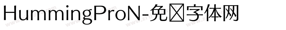 HummingProN字体转换