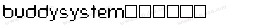 buddysystem字体转换