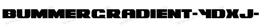 BummerGradient-YDxj字体转换