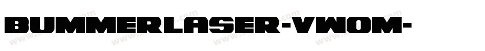 BummerLaser-vW0M字体转换