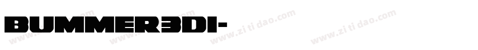 bummer3di字体转换