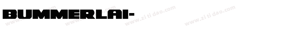 bummerlai字体转换