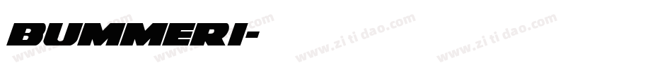 bummeri字体转换