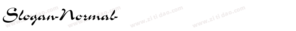 Slogan-Normal字体转换