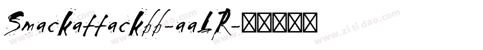 Smackattackbb-aaLR字体转换