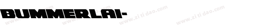 bummerlai字体转换
