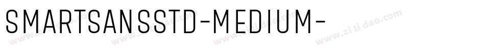 SmartSansStd-Medium字体转换
