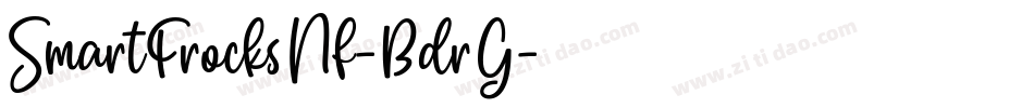SmartFrocksNf-BdrG字体转换