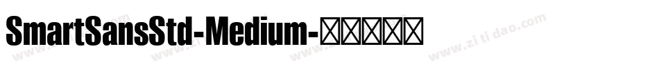 SmartSansStd-Medium字体转换