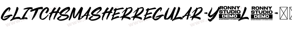 GlitchSmasherRegular-Y7l8字体转换