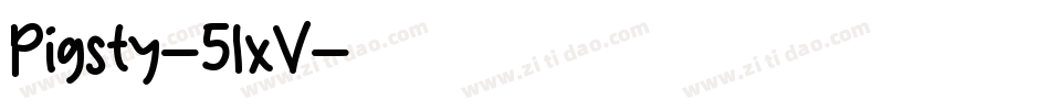 Pigsty-5lxV字体转换