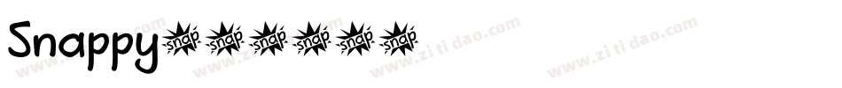 Snappy字体转换