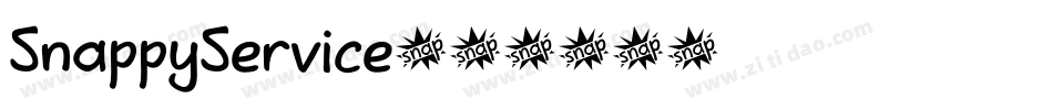 SnappyService字体转换