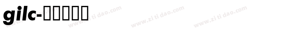 gilc字体转换