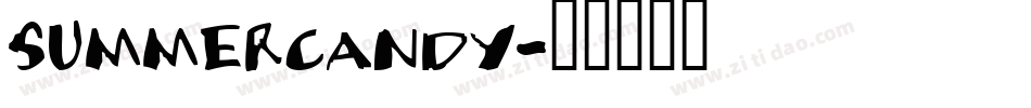 SummerCandy字体转换