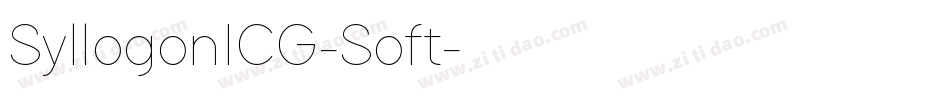 SyllogonICG-Soft字体转换