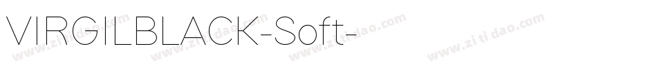 VIRGILBLACK-Soft字体转换