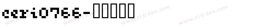 ceri0766字体转换