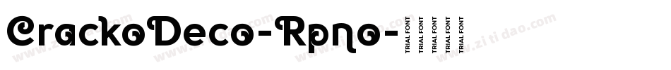 CrackoDeco-Rpno字体转换