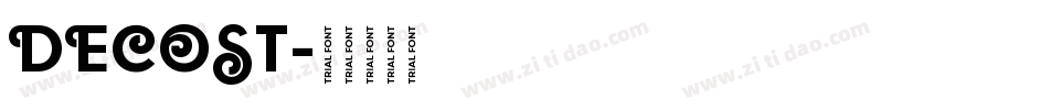 DECOST字体转换