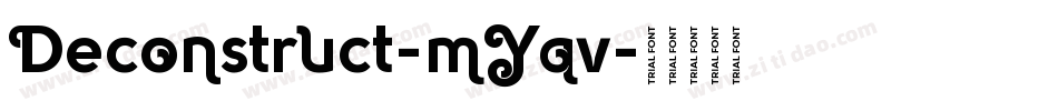 Deconstruct-mYqv字体转换
