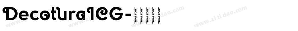 DecoturaICG字体转换
