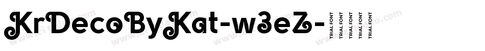 KrDecoByKat-w3eZ字体转换