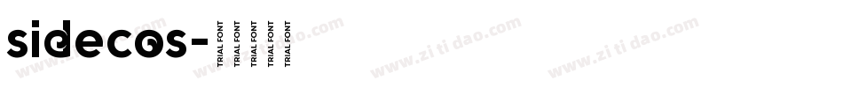 sidecos字体转换