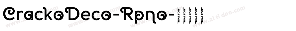 CrackoDeco-Rpno字体转换
