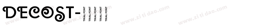 DECOST字体转换