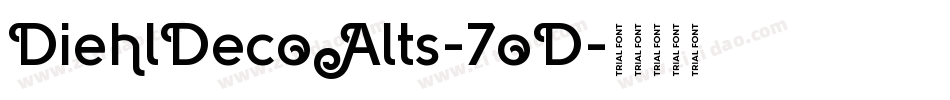 DiehlDecoAlts-7oD字体转换 DiehlDecoAlts-7oD字体转换