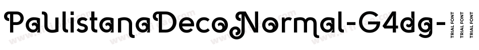 PaulistanaDecoNormal-G4dg字体转换 PaulistanaDecoNormal-G4dg字体转换
