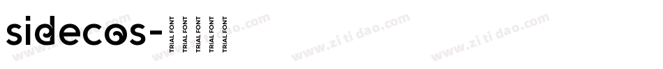 sidecos字体转换