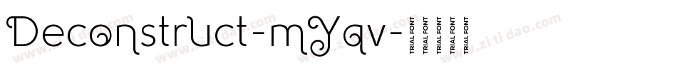 Deconstruct-mYqv字体转换