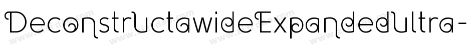 DeconstructawideExpandedultra-mPzj字体转换
