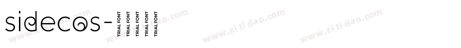 sidecos字体转换