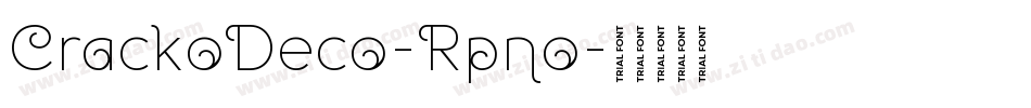 CrackoDeco-Rpno字体转换