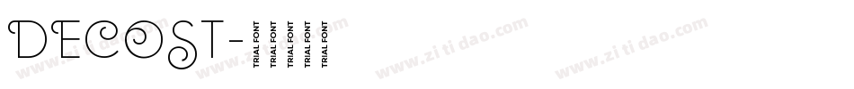 DECOST字体转换