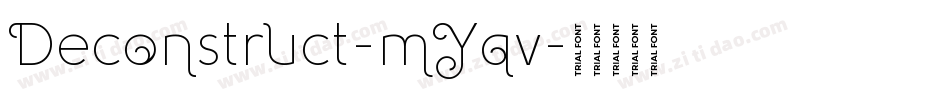 Deconstruct-mYqv字体转换