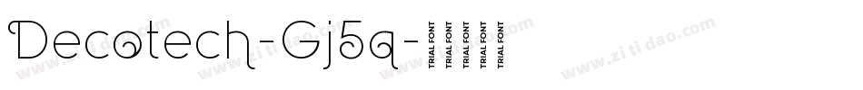Decotech-Gj5q字体转换
