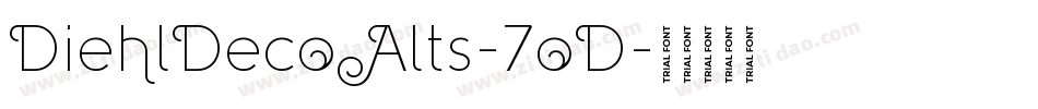 DiehlDecoAlts-7oD字体转换 DiehlDecoAlts-7oD字体转换